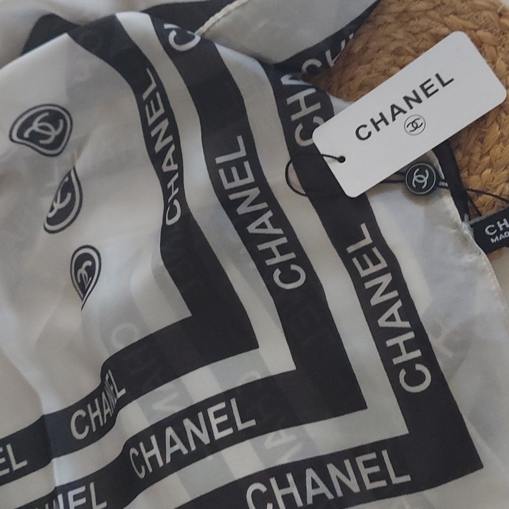 CC Logo Scarf 100% Silk